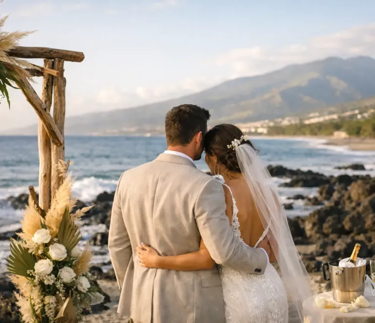 Leitfaden für eine intime Hochzeit in Saint-Pierre auf La Réunion