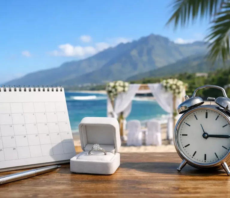 Quand réserver pour un mariage à La Réunion ?